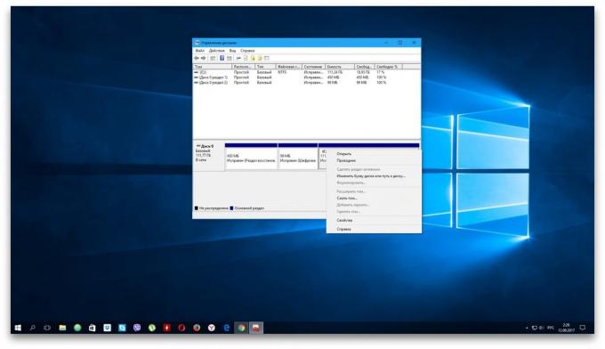 PC Windows ne voit pas le disque dur: le menu « Gestion des disques »