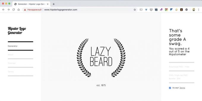 Comment créer un logo en ligne en ligne Hipster Logo Générateur