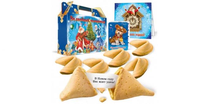 cadeaux pour les biscuits de fortune nouvelle année