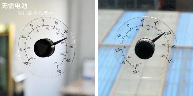 thermomètre transparent
