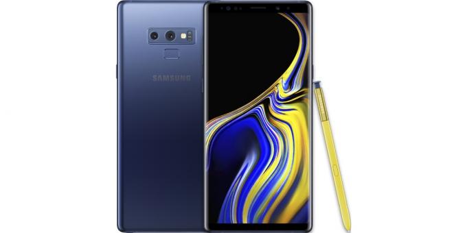 Quel smartphone pour acheter en 2019: Samsung Galaxy Note 9