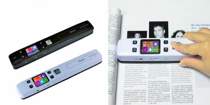 gadgets inhabituels: scanner portable iScan