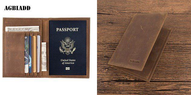 Couverture sur le passeport