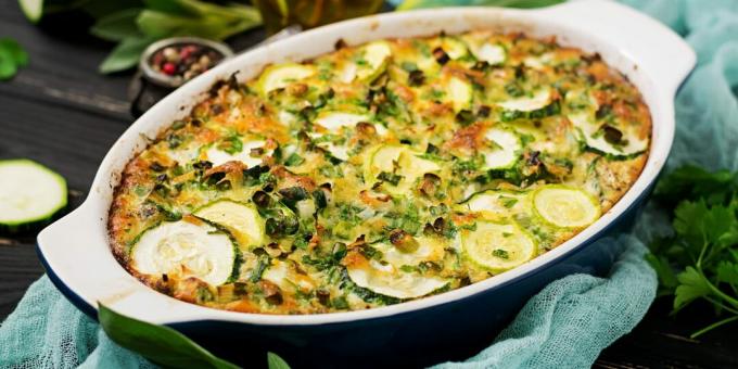 Casserole de pommes de terre et courgettes au fromage de chèvre et parmesan