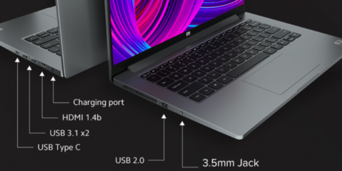 Xiaomi a présenté les ordinateurs portables à petit budget Mi NoteBook 14