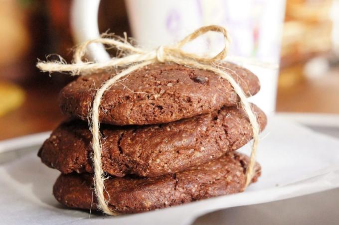 biscuits aux pépites de chocolat doux
