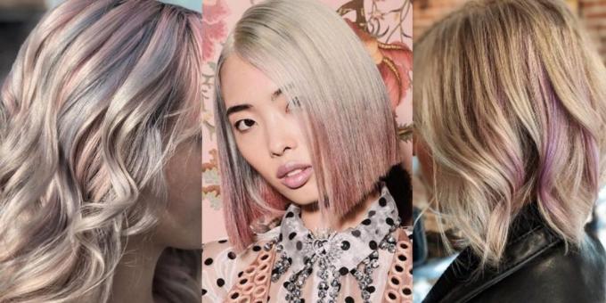 la couleur des cheveux à la mode en 2019: Tinsel