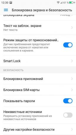 verrouillage de l'écran sur Android. smart Lock