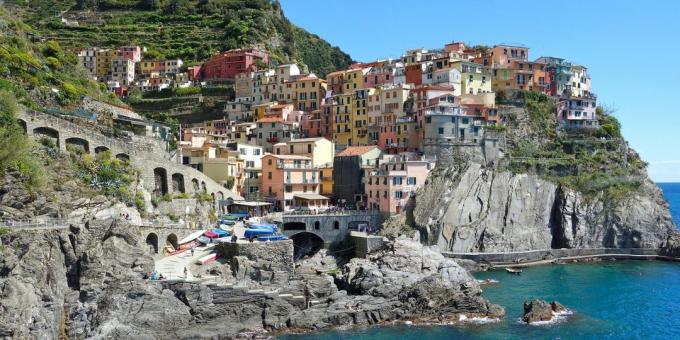 Où aller en Europe, Parc National « Cinque Terre », Italie