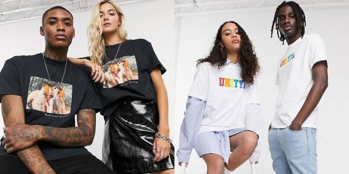 Vêtements pour hommes pour femmes: T-shirts et T-shirts