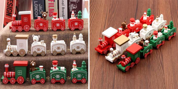 Décorations de Noël avec AliExpress: Train de Noël