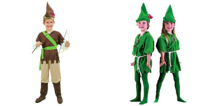 costumes Nouvel An pour les enfants: Robin des Bois