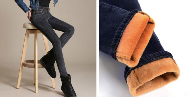 des jeans isolés de la femme