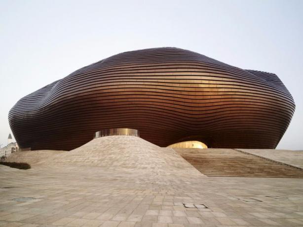architecture chinoise: Musée d'art et d'histoire de la ville Ordos