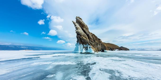 Lieux étonnants de la Russie: l'île d'Ogoy (région d'Irkoutsk)
