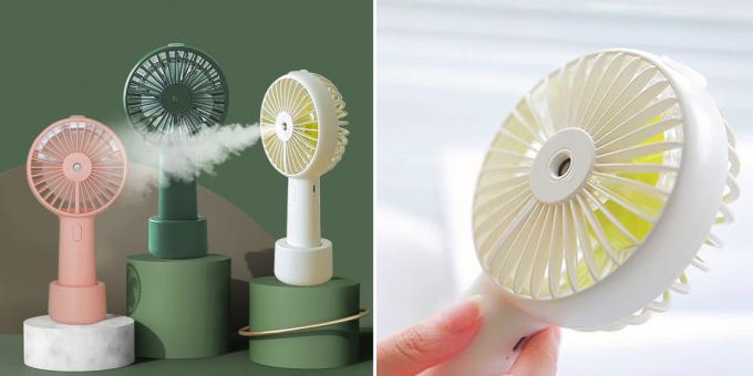 Ventilateurs compacts d'AliExpress: avec humidificateur
