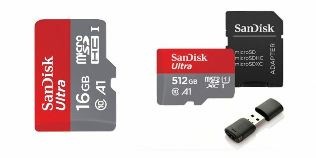 Carte MicroSD Sandisk