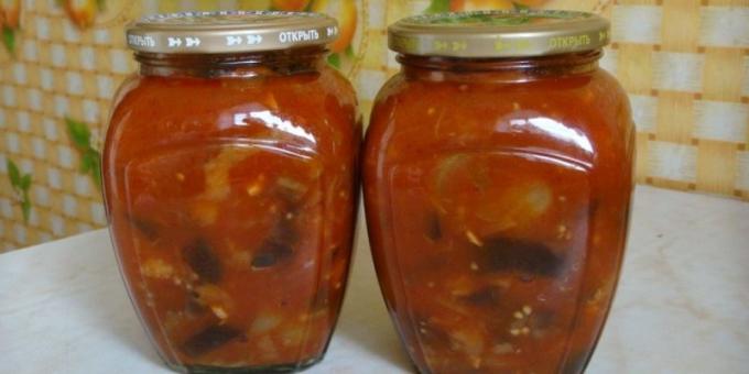 Délicieux Aubergines en hiver: Aubergine à la sauce tomate