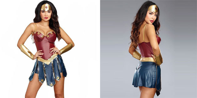 Wonder Woman costume pour Halloween