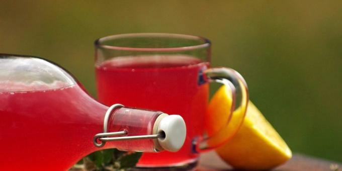 Compote de groseilles rouges à la menthe et au citron