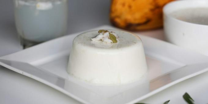 Tembleke - un simple pudding au lait de coco