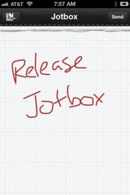 Jotbox - vous met dans les notes urgentes e-mail