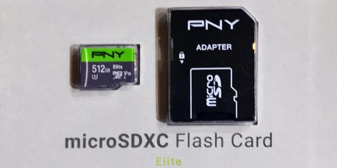 MicroSD PNY 512 Go