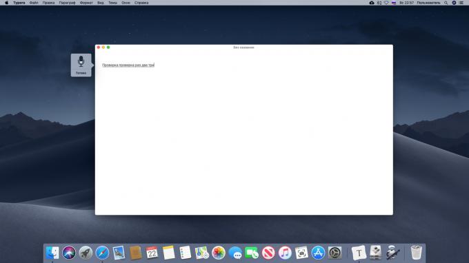 Réglage du texte d'entrée vocale sur un Mac