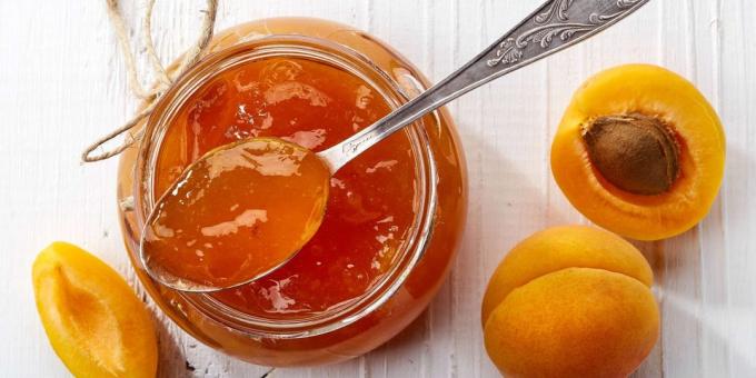 La recette de l'abricot avec du jus d'orange