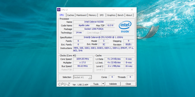 Chuwi SurBook: Spécifications