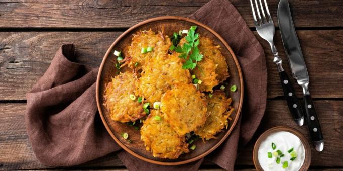 Galettes de pommes de terre à la viande hachée