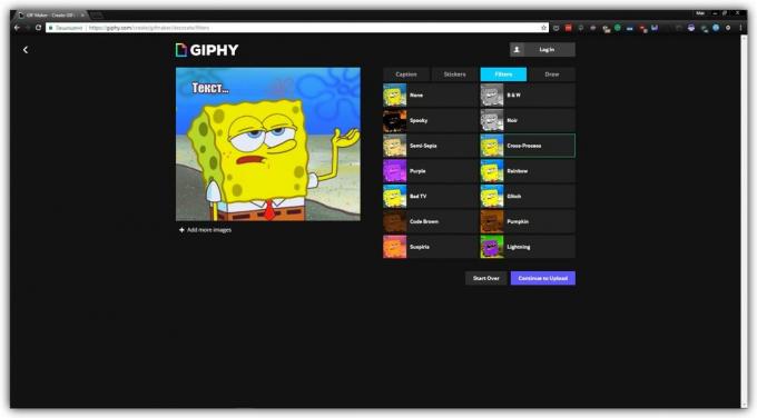 Comment faire un mème dans GIPHY