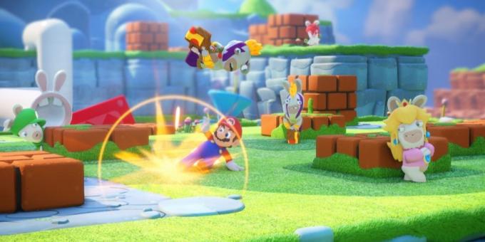 Jeux sur la Nintendo Switch: Mario + Rabbids Kingdom Bataille