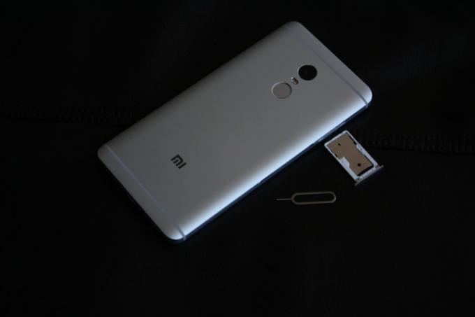 Xiaomi redmi Note 4: La fente pour la carte SIM