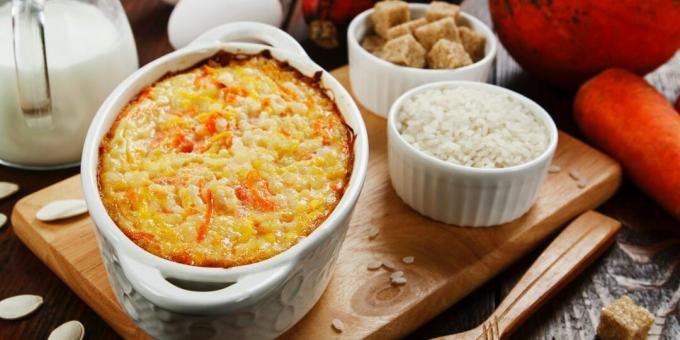 Casserole de Riz Sucré à la Citrouille