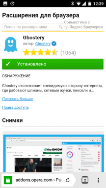 Comment installer des extensions dans « Yandex mobile. Navigateur « pour Android