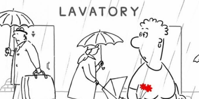 Meilleurs dessins animés russes: " Toilet Story - Love Story"