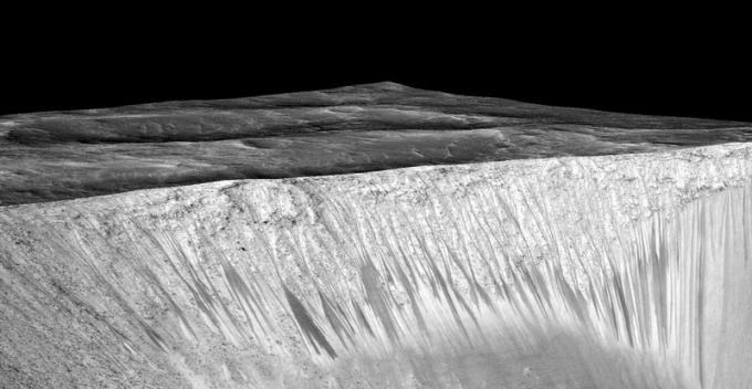 L'eau sur Mars existe sous forme liquide