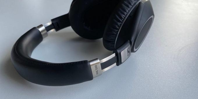 Sennheiser PXC 550: matériaux de corps