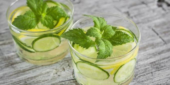 limonade gazeuse: limonade de concombre