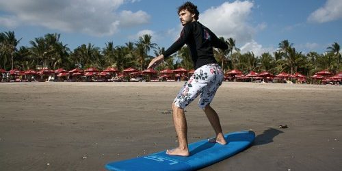 comment apprendre à surfer: la deuxième étape