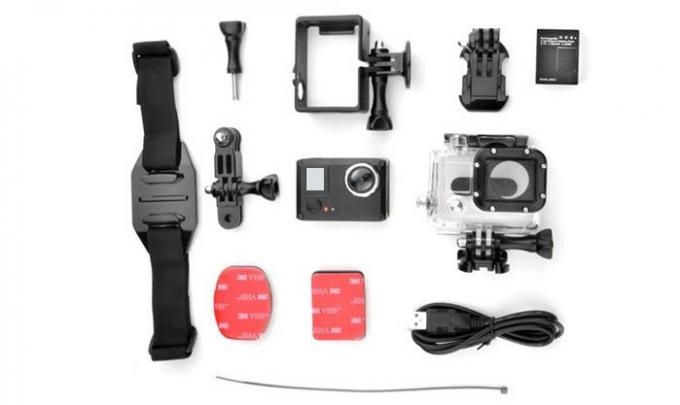 Caméra d'action AMKOV AMK5000S, examen, prix