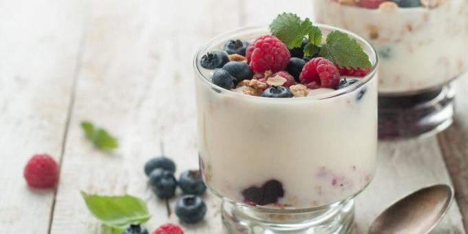 Quels aliments contiennent de l'iode: yogourt