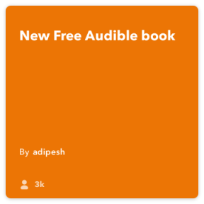 Jours ifttt: Météo, intéressants dans Pocket et audiobooks gratuit