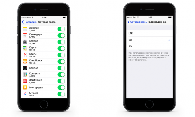 Comment économiser sur le trafic de données mobiles iPhone avec iOS 9. de verrou