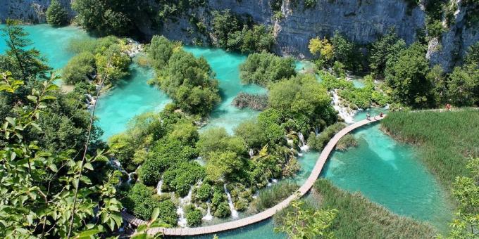 Où aller en Europe, le parc national « lacs de Plitvice », Croatie