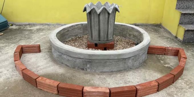 Comment faire une fontaine DIY: construire un autre cercle