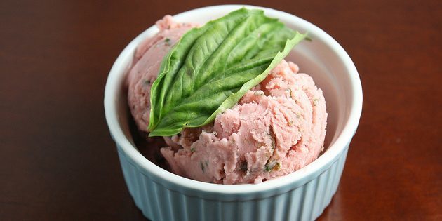 sortes de crème glacée: yogourt glacé