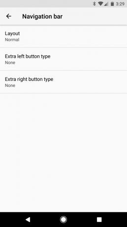 O Android: Barre de navigation