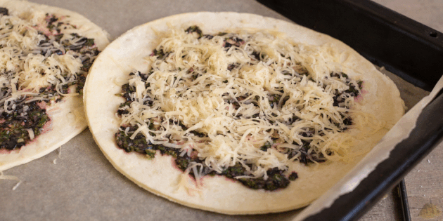 Pizza tortilla: cuisine